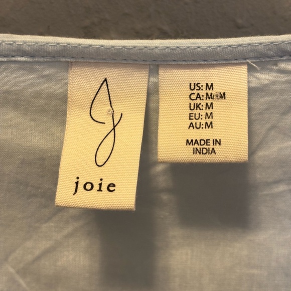 Joie Cottagecore Feminine Light Blue Dress Lace Sundress Women’s Sz Medium - Picture 7 of 8